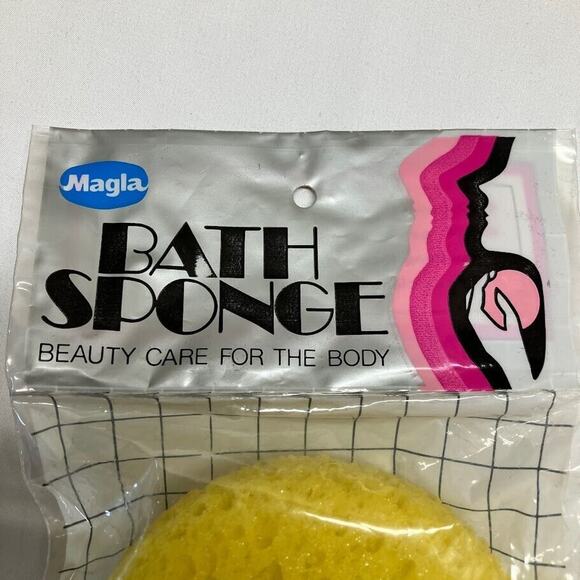 Vintage Magla Bath Sponge Beauty Care for the Body New in Package Made in USA - Picture 2 of 4